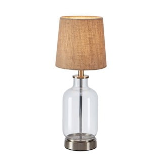 Namizna svetilka v naravni barvi s senčnikom iz jute (višina 43 cm) Costero – Markslöjd