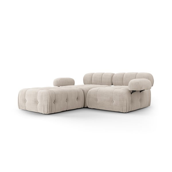 Bež kotna sedežna garnitura Ferento – Cosmopolitan Design-image-1