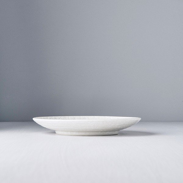 Bel keramičen krožnik MIJ Star, ø 20 cm-image-1