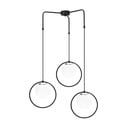 Črna kovinska viseča svetilka Opviq lights Nazarios