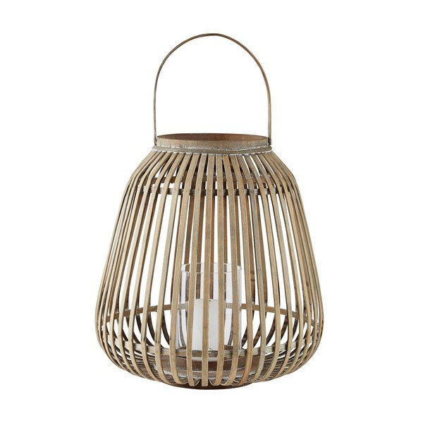 Bambusova svetilka Villa Collection, višina 40 cm