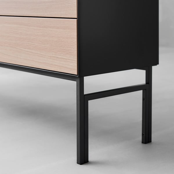 Belo kovinsko podnožje za omare 86x38 cm Edge by Hammel - Hammel Furniture-image-1
