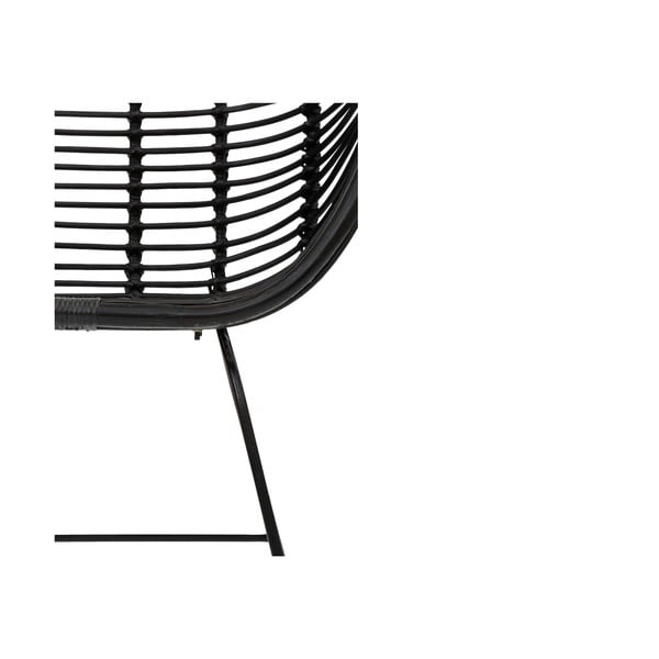 Jedilni stoli iz črnega ratana v kompletu 2 kos Kiran - Støraa -image-1