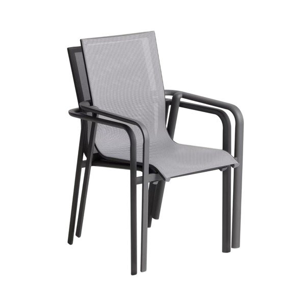 Siv vrtni stol Canea – Kave Home-image-3