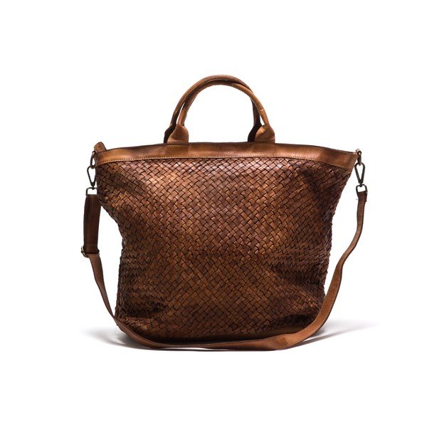 Usnjena torbica Anna Luchini 14 Cognac-image-2