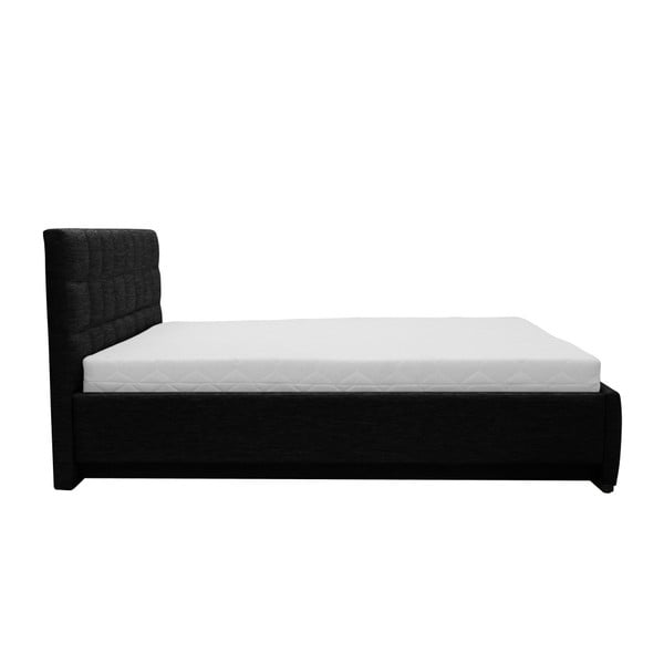 Črna zakonska postelja Mazzini Beds Dream, 140 x 200 cm-image-3