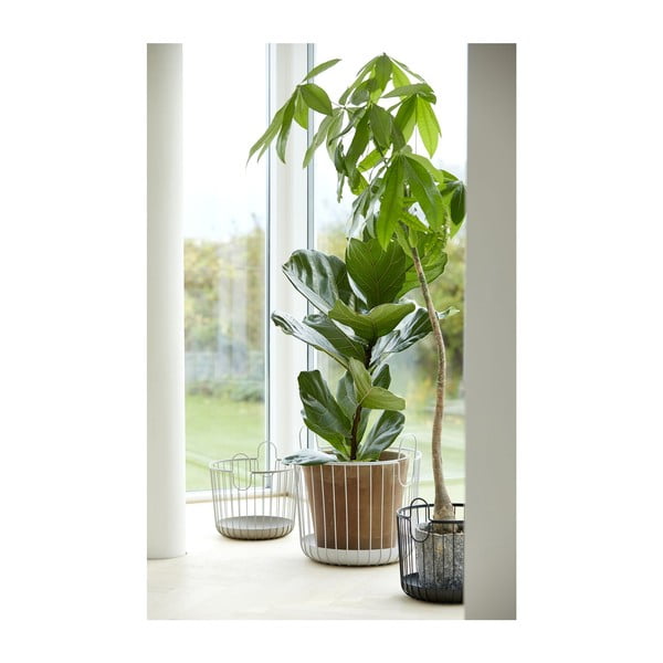 Žična kovinska košara ø 38x18 cm Inu – Zone-image-3