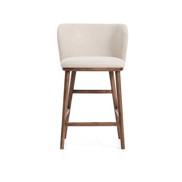 Bež oblazinjen barski stol (višina sedeža 65 cm) Ciselia – Kave Home-image-3