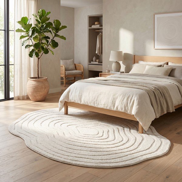 Kremno bela preproga 160x230 cm Pebble – ESTE-image-2