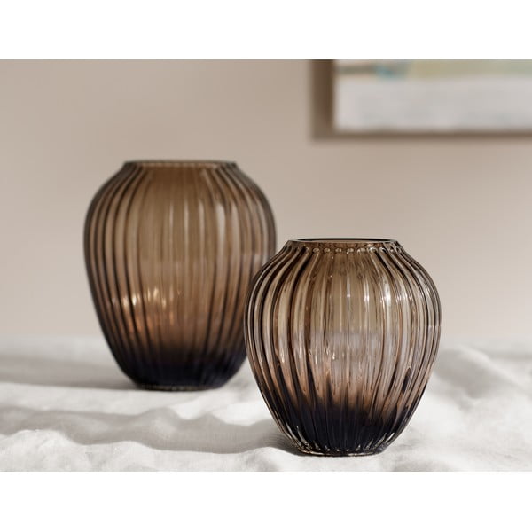 Vaza iz rjavega stekla Kähler Design Hammershøi, višina 14 cm-image-2