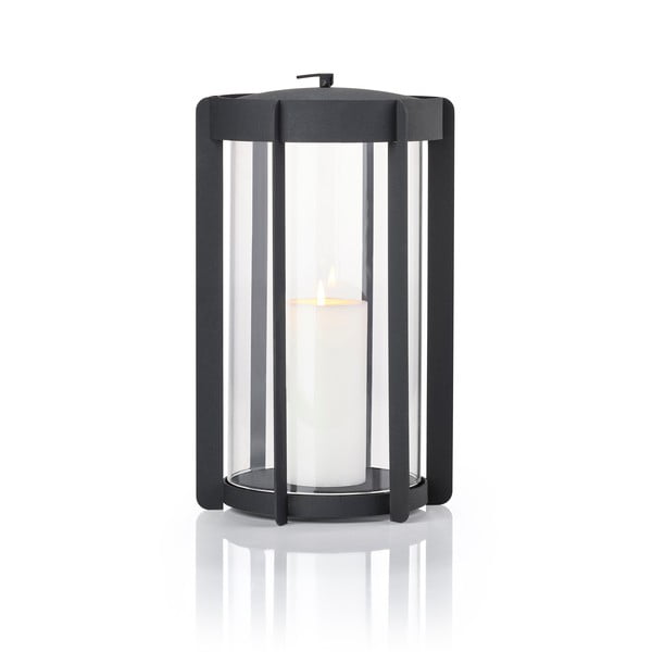 Črna LED lanterna na USB (višina 35 cm) Firefly – Zone-image-2