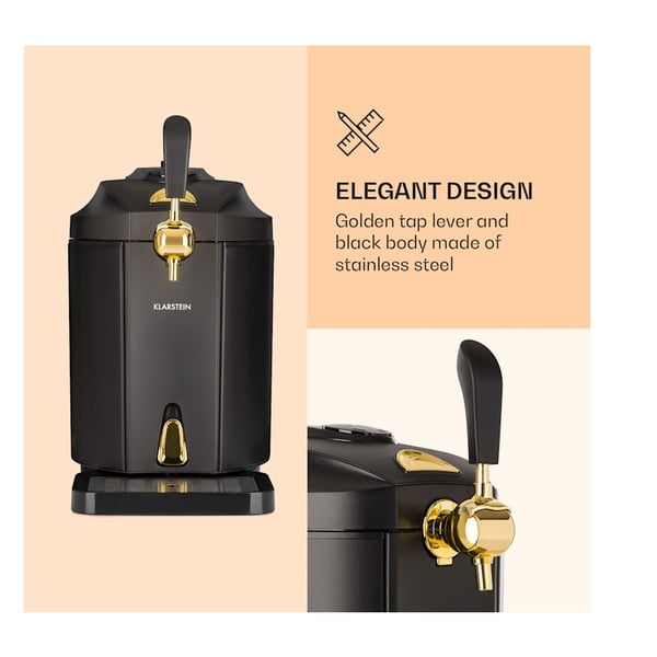 Črn dozirnik za pivo Klarstein Skal-image-2