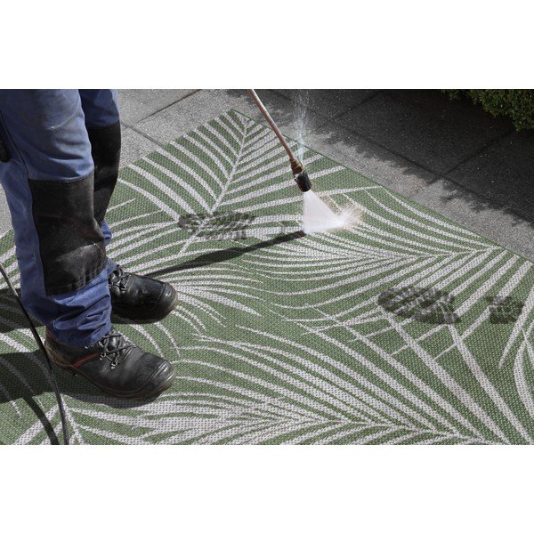 Zelena zunanja preproga Ragami Flora, 80 x 150 cm-image-4