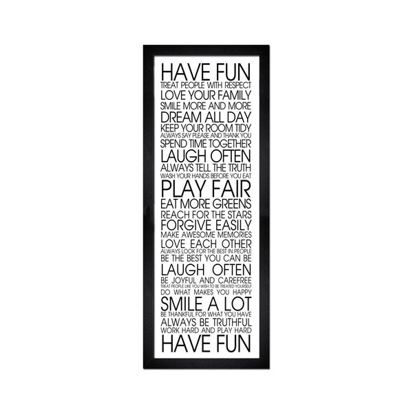 Plakat Styler Modernpik Have Fun, 24 x 68 cm