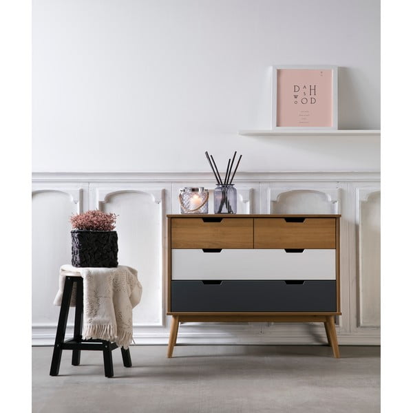 Komoda iz borovega lesa Marckeric Cusco, 100 x 82 cm-image-1