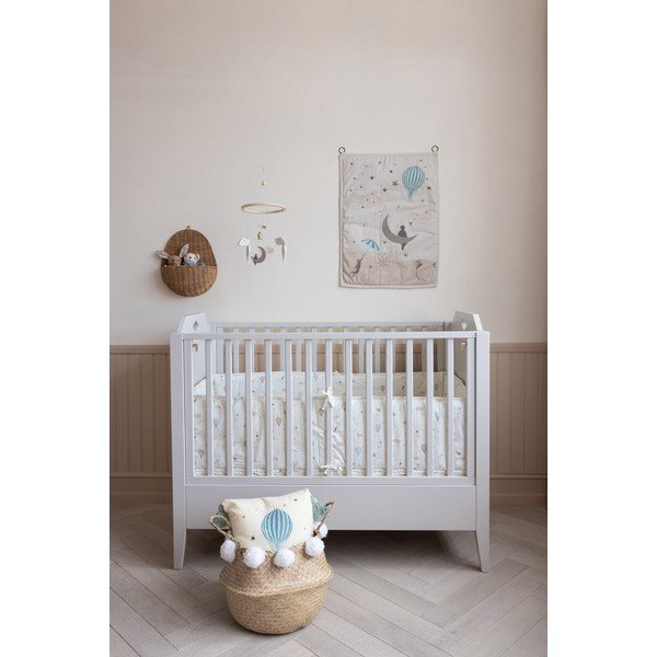 Slonokoščena zaščitna obroba za posteljico iz organskega bombaža 365 cm Dreamland – Cam Cam Copenhagen-image-2