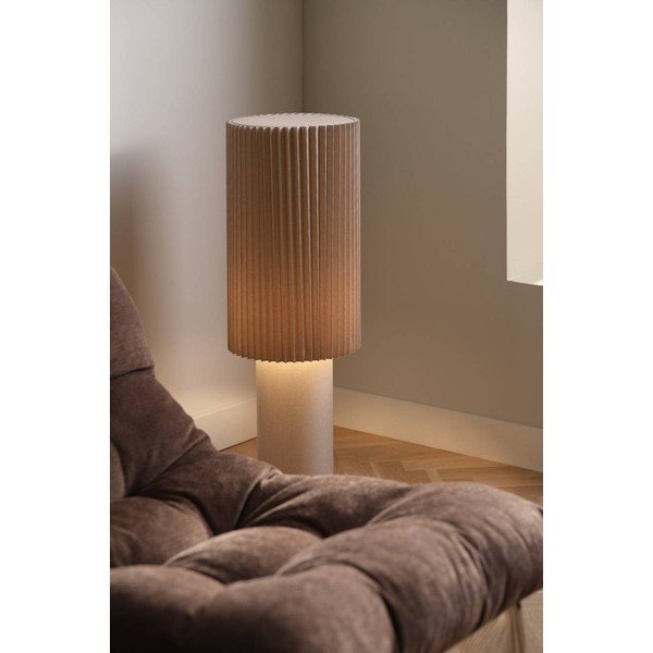 Bež tekstilna stoječa svetilka (višina 80 cm) Harriet – Jotex-image-1