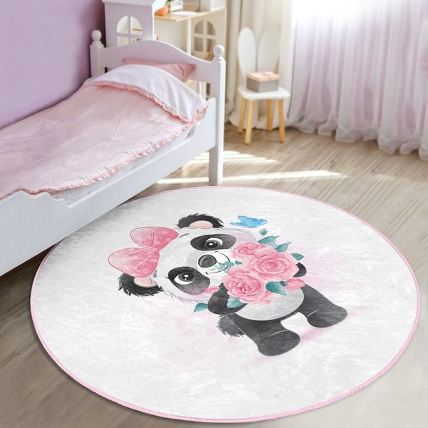 Bela otroška preproga ø 100 cm Comfort – Mila Home-image-1