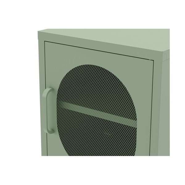 Mentolno zelena kovinska nočna omarica Diora – Marckeric-image-4