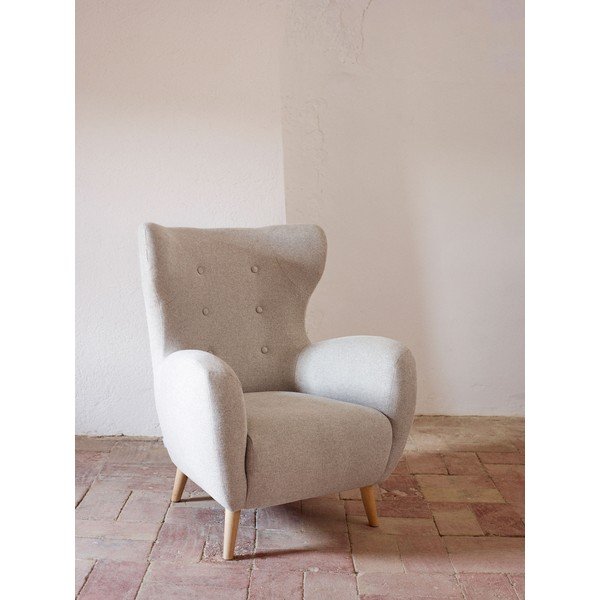 Bež fotelj z naslonom Patio – Kave Home-image-2