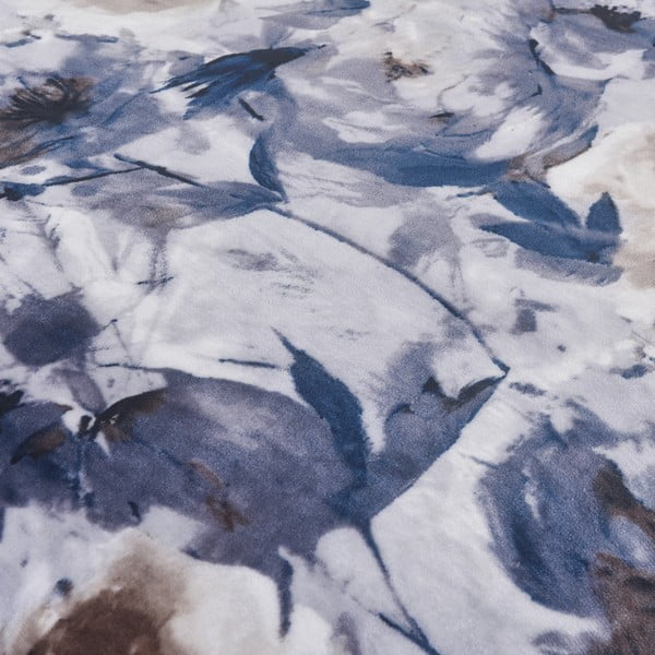 Vijolična enojna posteljnina iz mikropliša 140x200 cm Riana – My House-image-2