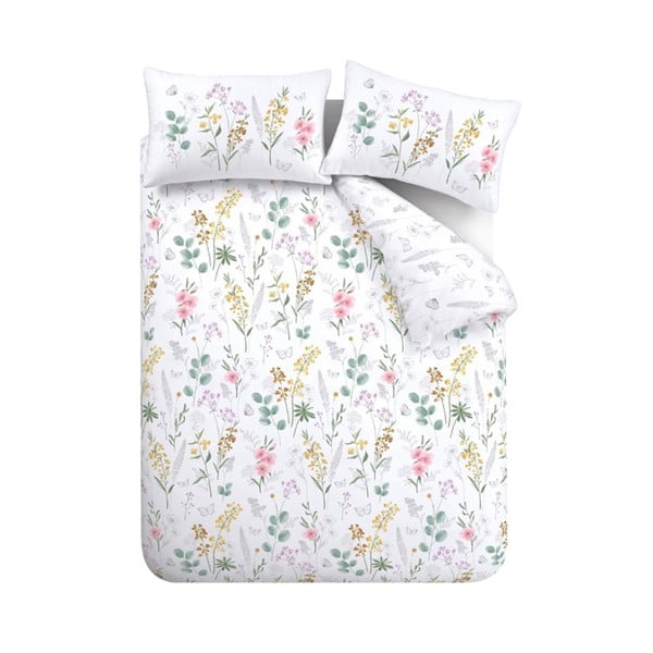 Bela enojna posteljnina 135x200 cm Emilia Floral – Catherine Lansfield-image-2