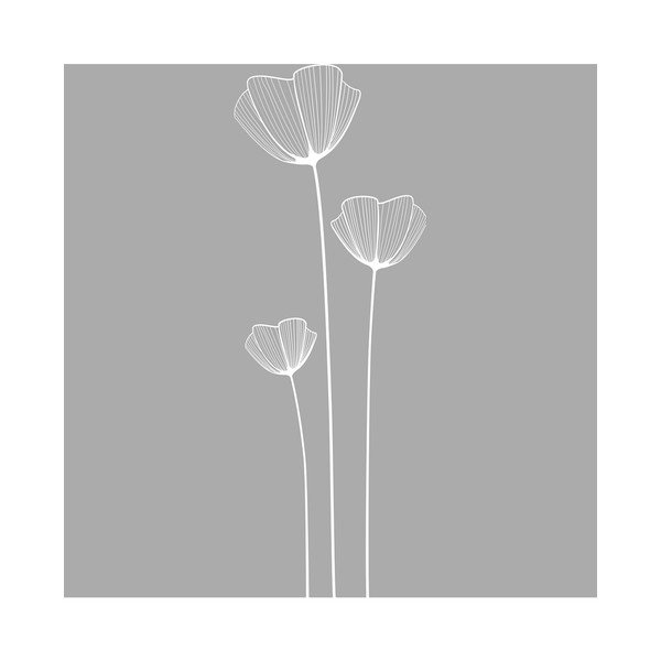 Nalepka za prho Ambiance Poppy Flowers, 185 x 55 cm-image-1