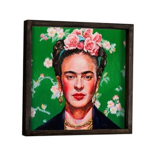 Stenska slika Frida Kahlo, 34 x 34 cm