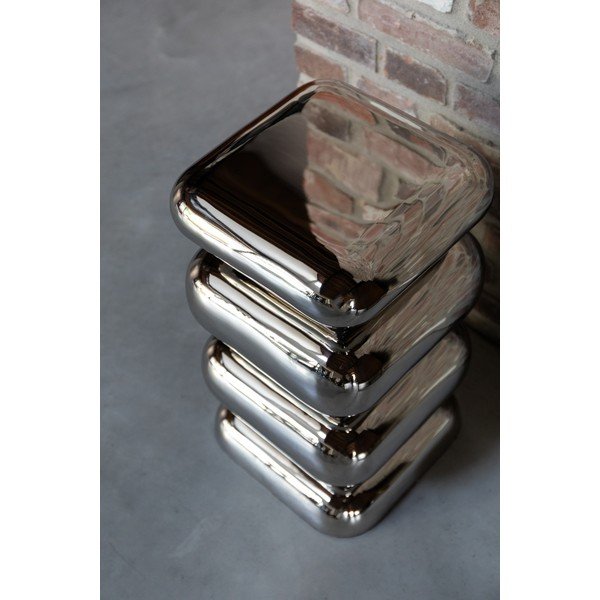 Kovinska stranska mizica 29x29 cm Stubby – Dutchbone-image-3