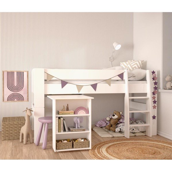 Otroška pisalna miza iz borovega lesa 92,5x56 cm Memphis - Tvilum-image-1