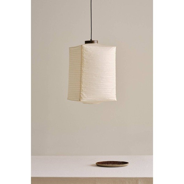 Bež papirnata viseča svetilka ø 35 cm Sally – Jotex-image-2