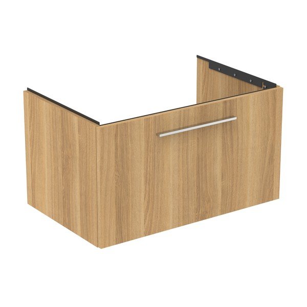 Stenska omarica za pod umivalnik v hrastovem dekorju v naravni barvi 80x44 cm i.Life B – Ideal Standard-image-4