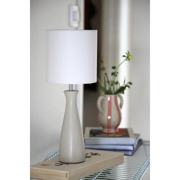 Kremno bela namizna svetilka s tekstilnim senčilom (višina 42 cm) Birillo – Markslöjd-image-4