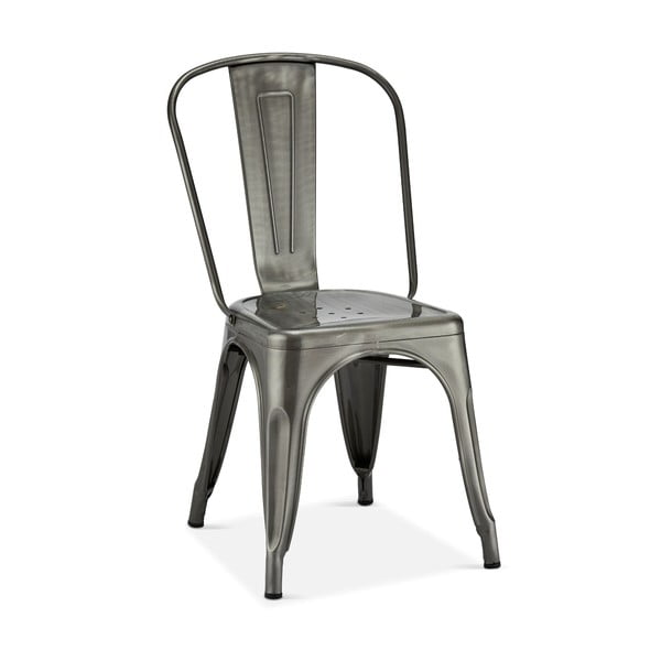 Svetlo sivi kovinski jedilni stoli v kompletu 2 ks Korona – Furnhouse