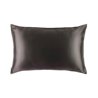 Svilena prevleka za vzglavnik 51x76 cm Charcoal – slip