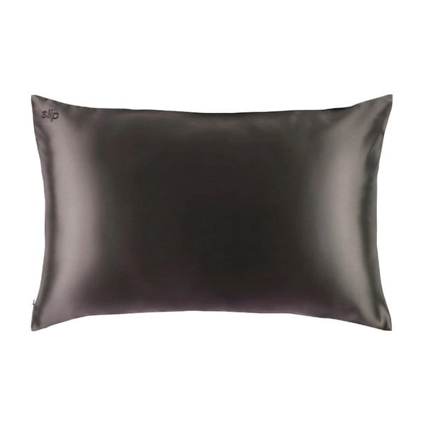Svilena prevleka za vzglavnik 51x76 cm Charcoal – slip