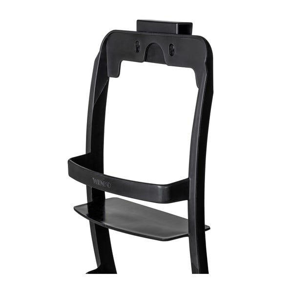 Črna plastična viseča kopalniška polica z namestitvijo brez vrtanja Universal – Wenko-image-4