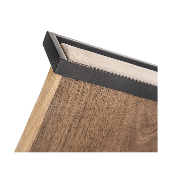 Servirni lesen pladenj 22x31 cm Mango – Orion-image-3