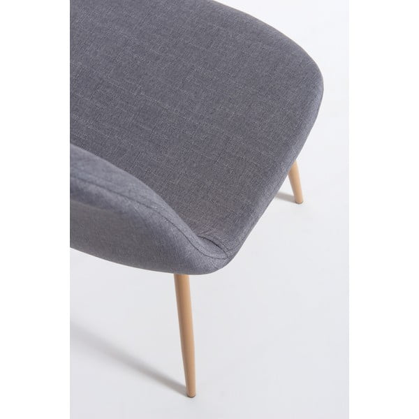 Komplet 2 svetlo sivih jedilnih stolov Bonami Essentials Lissy-image-4