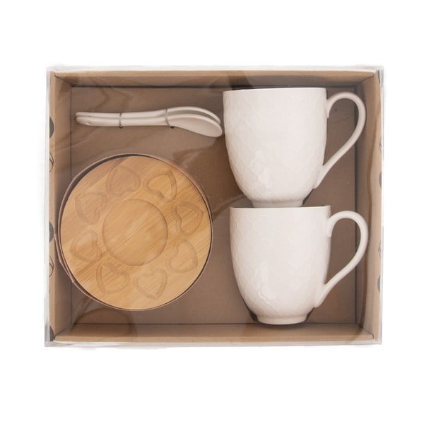 Porcelanske skodelice v kompletu 2 kos 370 ml Whiteline - Orion-image-1