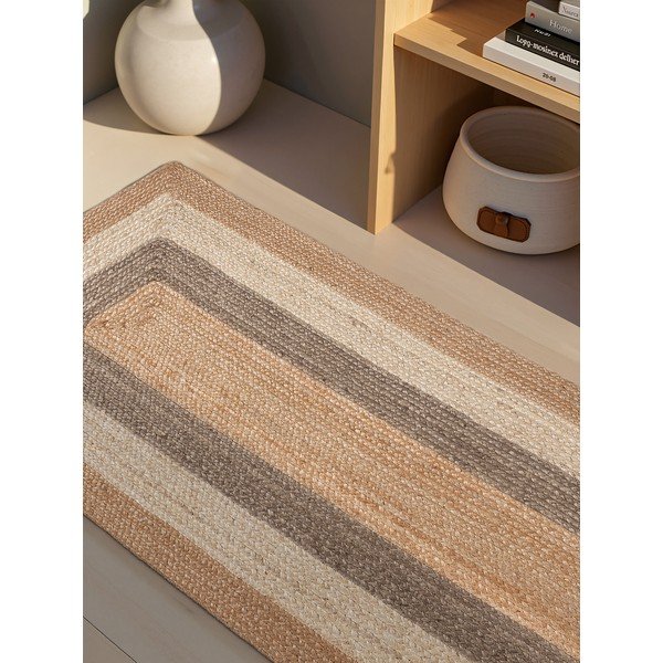 Obojestranski/ročno tkan tekač iz jute 80x200 cm Juno – Hanse Home-image-3