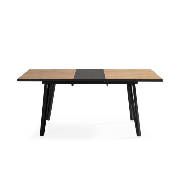 Jedilna miza z mizno ploščo v hrastovem dekorju 90x140 cm Cleo – Marckeric-image-3