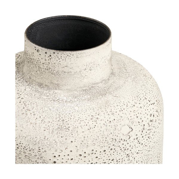 Kremno bela kovinska visoka vaza (višina 78,5 cm) Hou – House Nordic-image-2