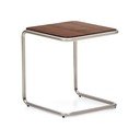 Stranska mizica v orehovem dekorju 42x42 cm Tarsel – Kave Home