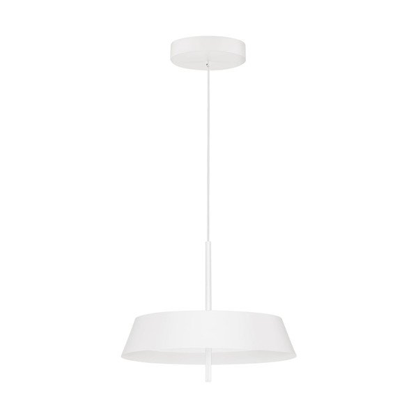 Bela aluminijasta LED zatemnitvena viseča svetilka ø 45 cm Velio – Nova Luce