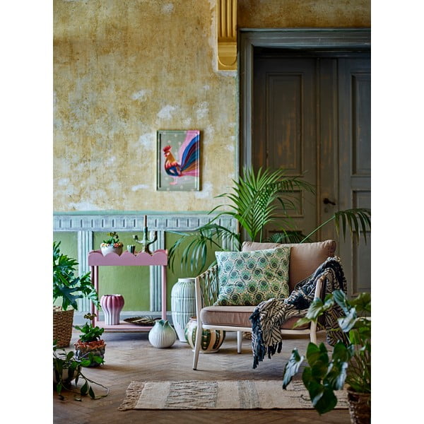 Rožnata stranska mizica iz masivnega bora 40x60 cm Isola – Bloomingville-image-3