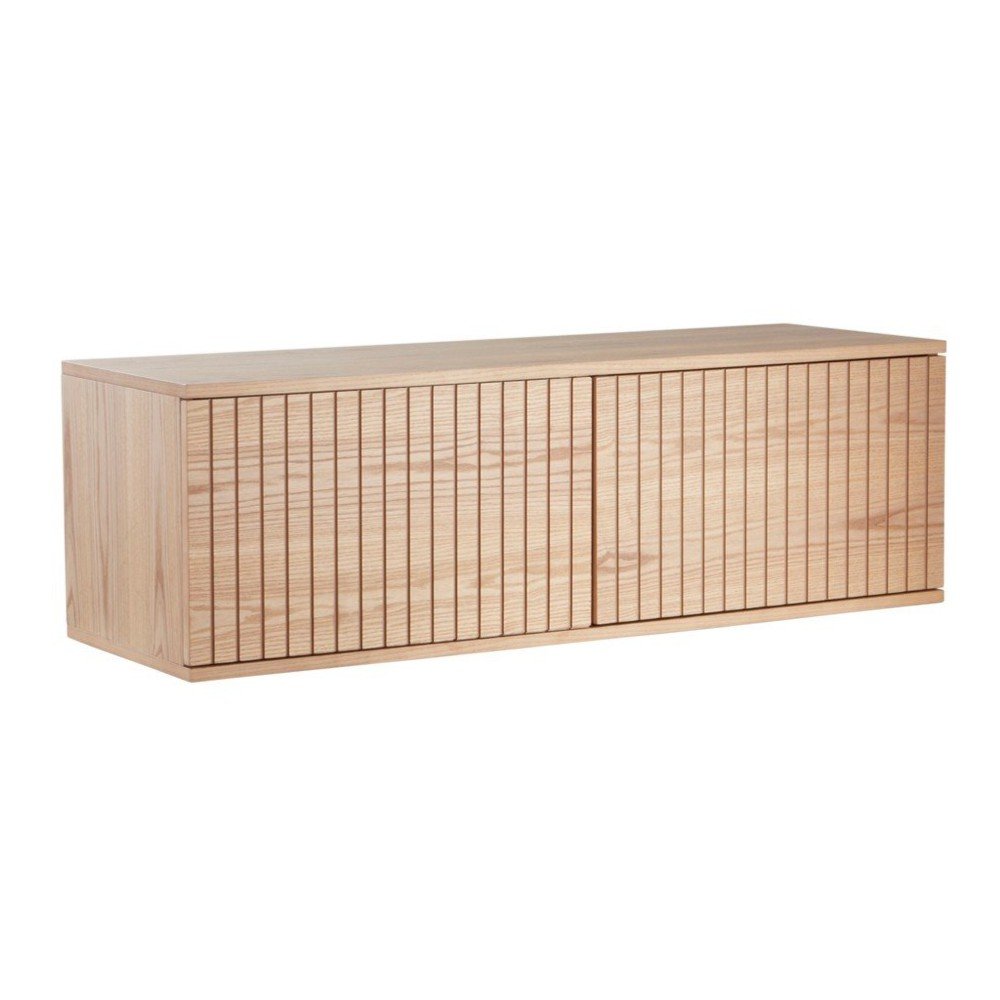 TV omarica v jesenovem dekorju v naravni barvi 120x38x40 cm Sandviken
