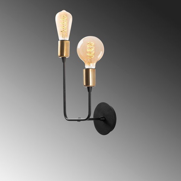 Črna stenska svetilka Dolma – Opviq lights-image-4
