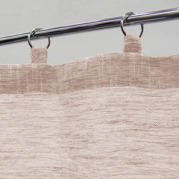 Bež prosojne zavese iz tančice v kompletu 2 ks 60x90 cm Milza – douceur d'intérieur-image-1