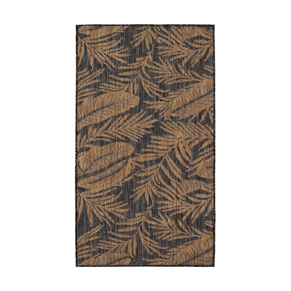 Črna/rjava notranja in zunanja preproga 80x150 cm Mira 1451 – Ayyildiz Carpets